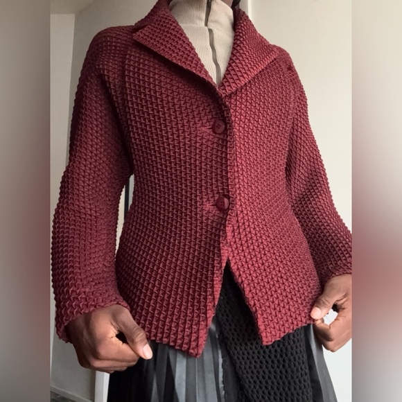 Issey Miyake Diamond pleated Blazer - Picture 10 of 15